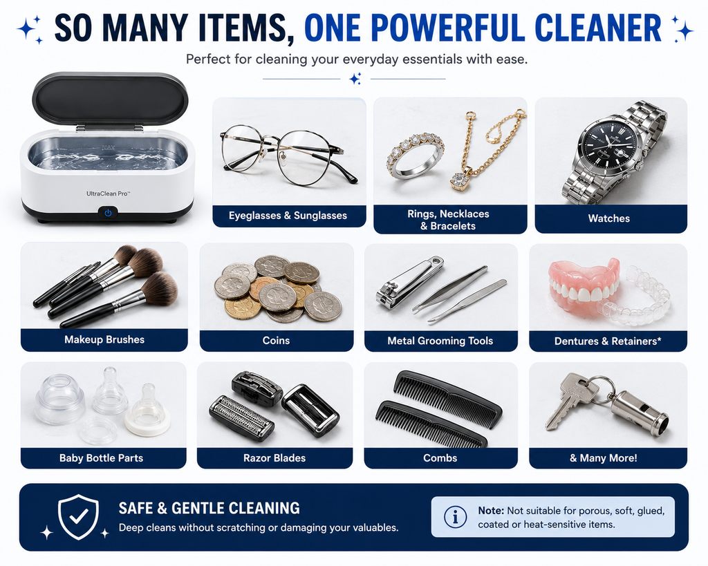 UltraClean Pro™️ Ultrasonic Cleaner