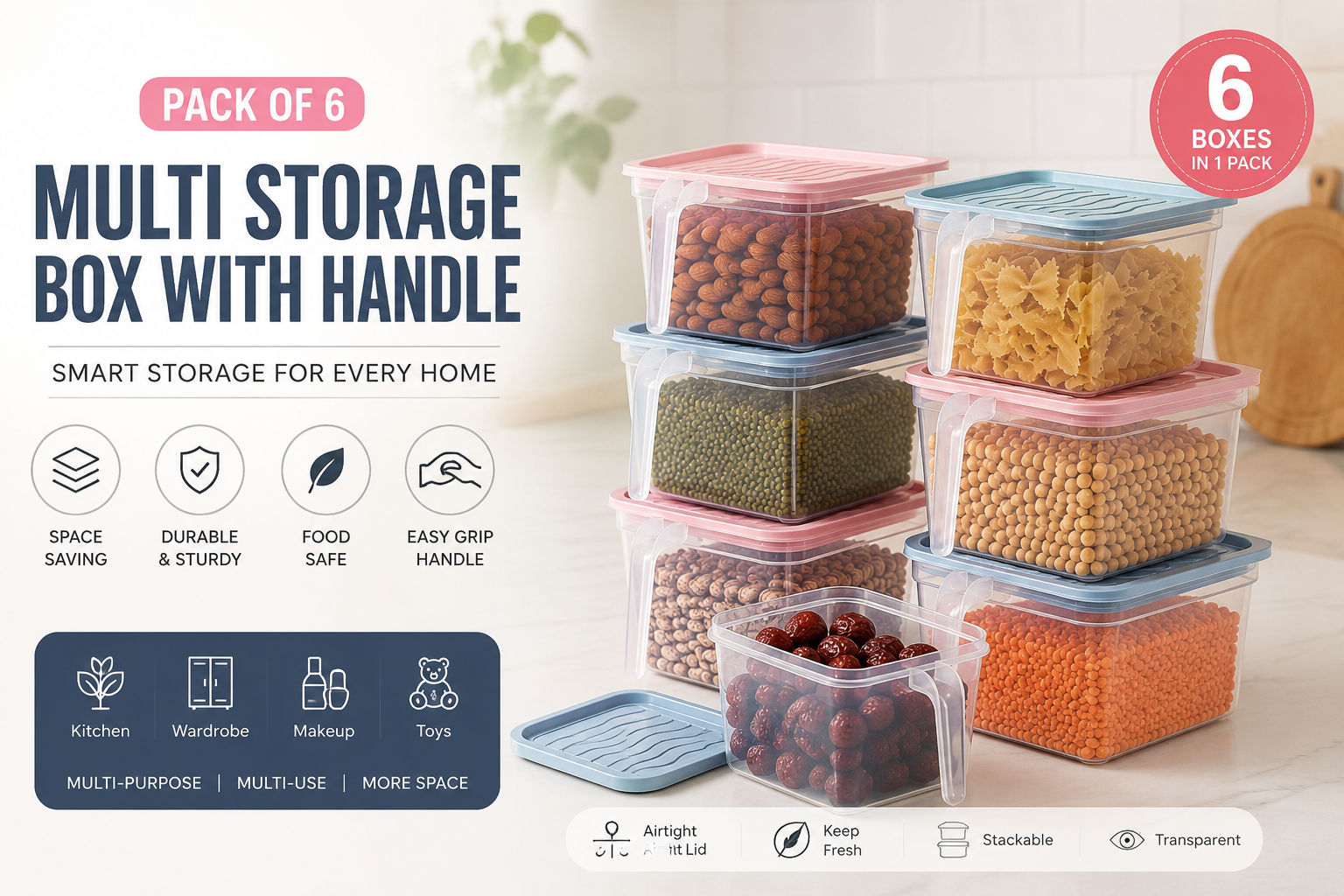 Modular Storage Crates™️ | Pack of 6